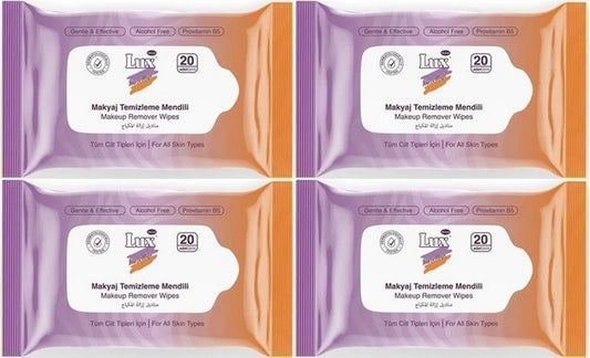 Lux Makyaj Temizleme Mendili Havlu 80 Yaprak (4PK*20)