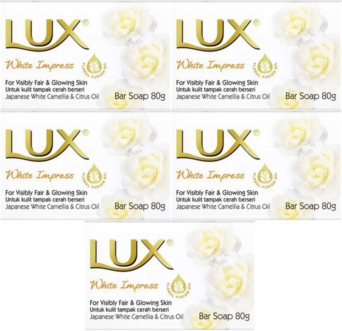 Lux Sabun 80GR Bright Impress (Etkileyici Parlaklık) (5 Li Set)