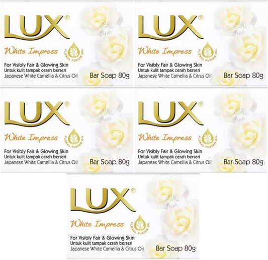 Lux Sabun 80GR Bright Impress (Etkileyici Parlaklık) (5 Li Set)