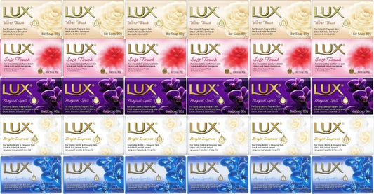 Lux Sabun 80GR (Karma 30 Lu Set) Soft Touch/Velvet Touch/Magicial Spell/Aqua Sparke/Bright Impress