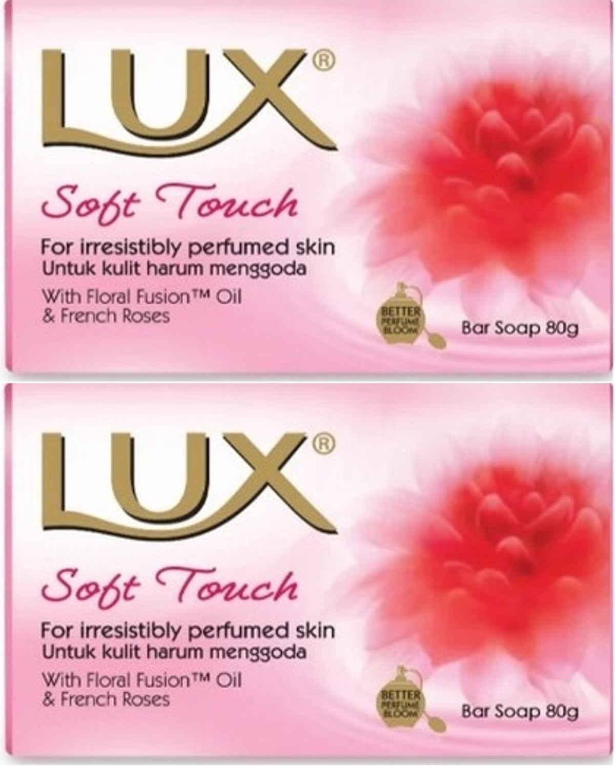 Lux Sabun 80GR Soft Touch (Yumuşak Dokunuş) (2 Li Set)