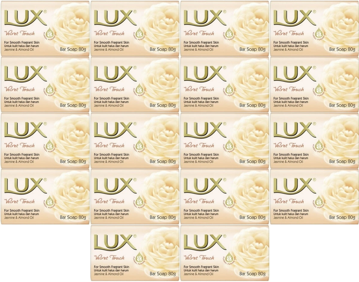 Lux Sabun 80GR Velvet Touch (Kadife Dokunuş) (18 Li Set)