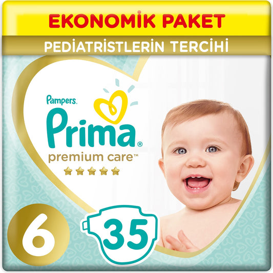 Prima Premium Care Bebek Bezi 6 Beden 13+ KG Extra Large 35 Adet Ekonomik Pk