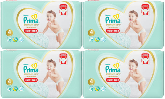 Prima Premium Care Külot Bebek Bezi 4 Beden 9-15 KG 176 Adet Süper Ekonomik Fırsat Pk