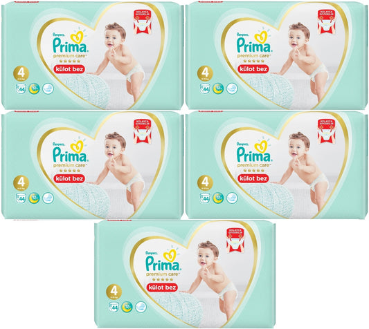 Prima Premium Care Külot Bebek Bezi 4 Beden 9-15 KG 220 Adet MeGa Ekonomik Pk