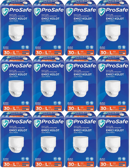 Prosafe Emici Külot Yetişkin Bezi Büyük-Large 360 Adet (12PK*30)