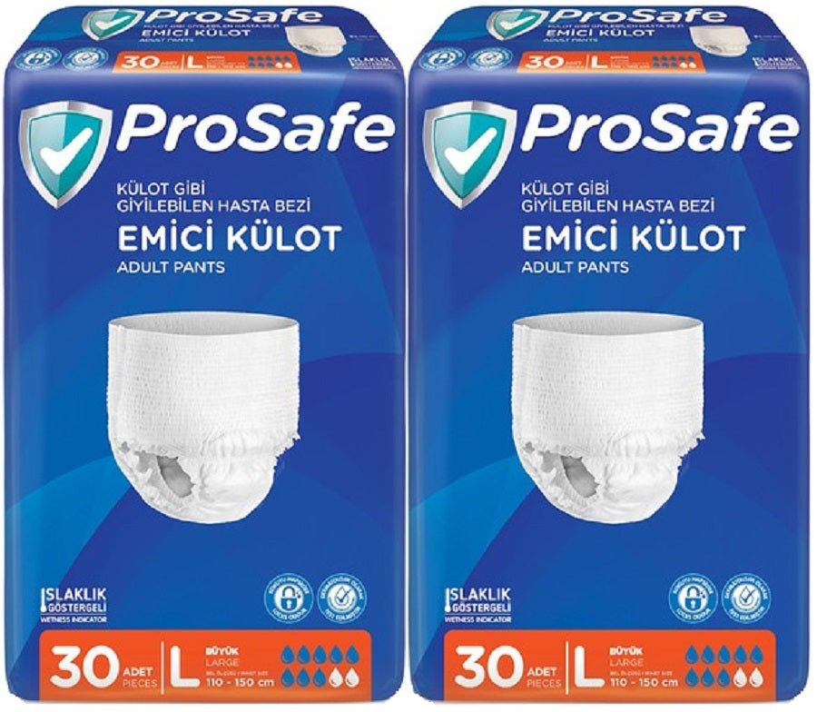 Prosafe Emici Külot Yetişkin Bezi Büyük-Large 60 Adet (2PK*30)