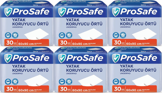 Prosafe Yetişkin Alt Açma Yatak Koruyucu Örtü 60*90CM 180 Adet (6PK*30)