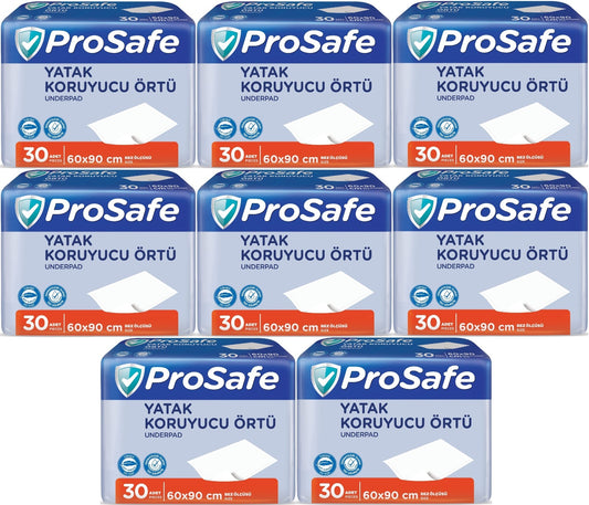 Prosafe Yetişkin Alt Açma Yatak Koruyucu Örtü 60*90CM 240 Adet (8PK*30)