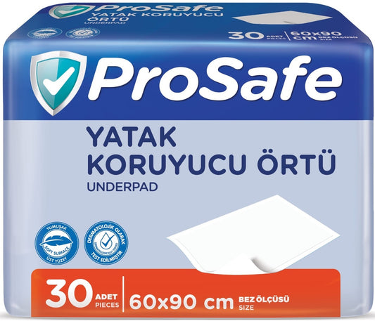 Prosafe Yetişkin Alt Açma Yatak Koruyucu Örtü 60*90CM (İç Adet 30 Adet)