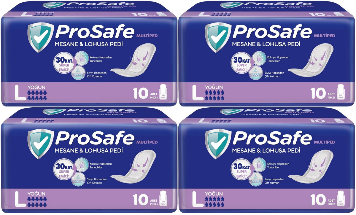 Prosafe Multiped Regl - Mesane - Lohusa Pedi L - Büyük - Large Extra/Gece 40 Adet