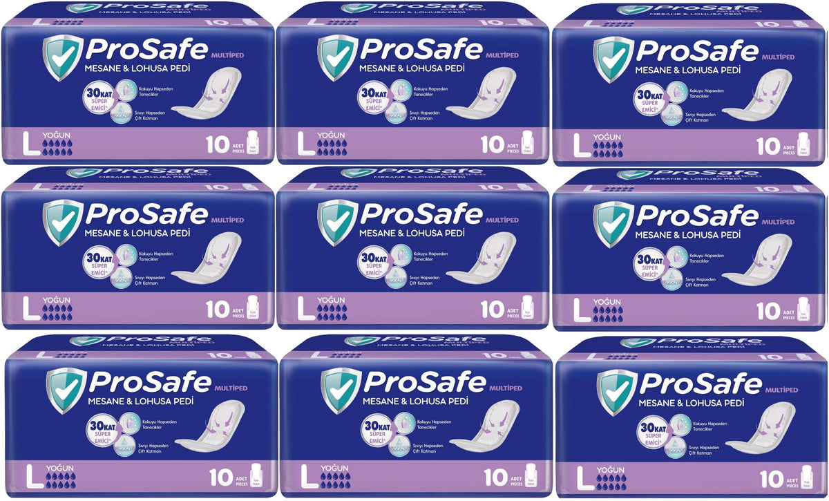 Prosafe Multiped Regl - Mesane - Lohusa Pedi L - Büyük - Large Extra/Gece 90 Adet
