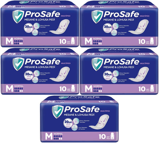 Prosafe Multiped Regl - Mesane - Lohusa Pedi M - Medium - Orta/Gece 50 Adet