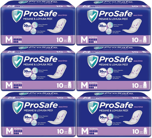 Prosafe Multiped Regl - Mesane - Lohusa Pedi M - Medium - Orta/Gece 60 Adet