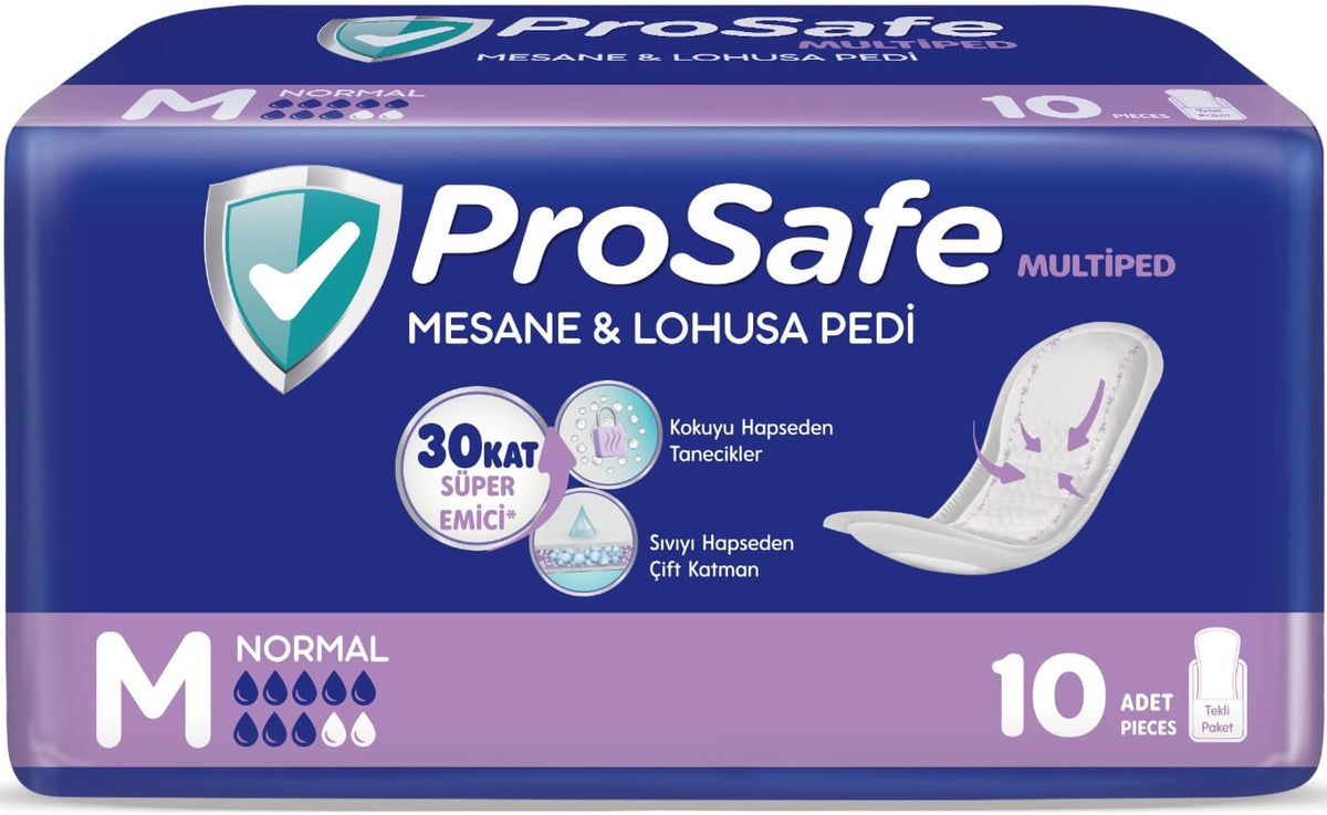 Prosafe Multiped Regl - Mesane - Lohusa Pedi  M - Medium - Orta (İç Adet 10) Tekli Pk