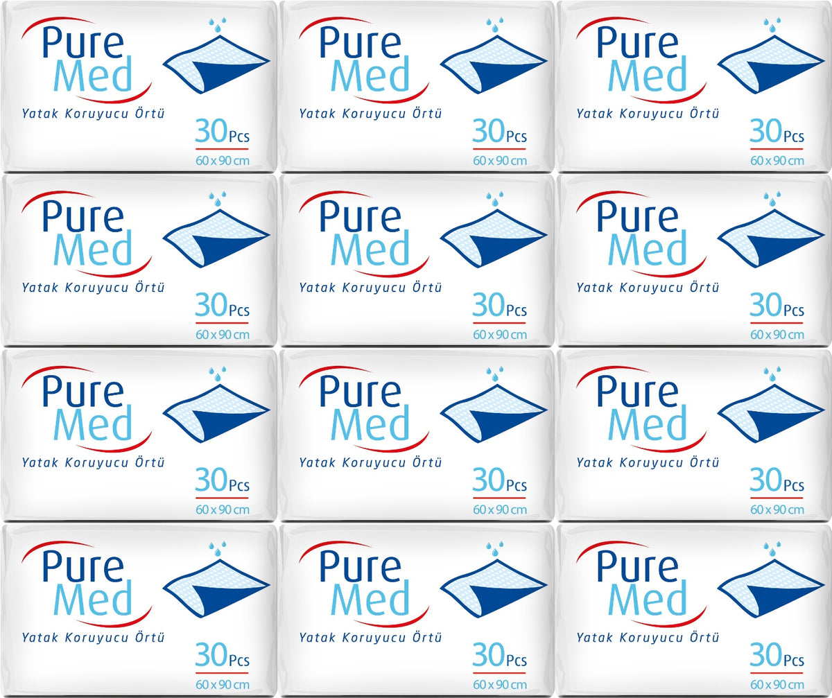 Puremed Yetişkin Yatak Koruyucu 60*90CM 360 Adet (12PK*30)
