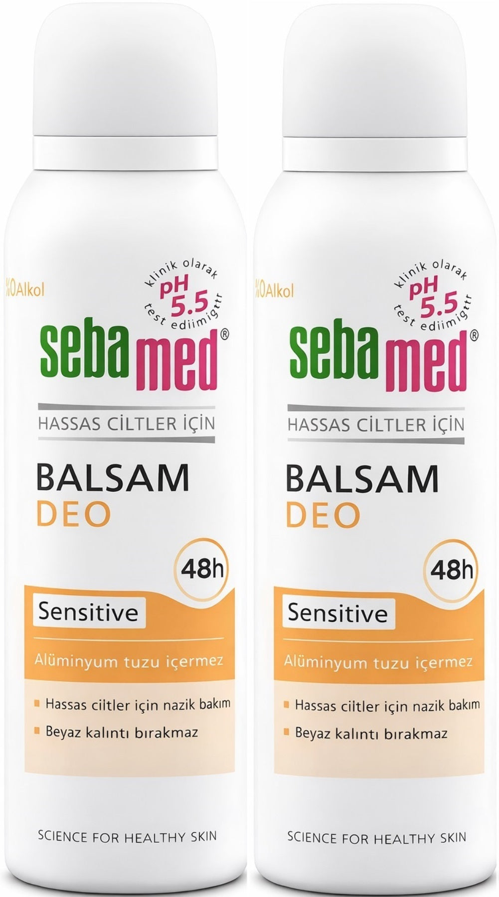 Sebamed Deodorant Aerosol 150 ML Balsam - Sensitive/Hassas (2 Li Set)