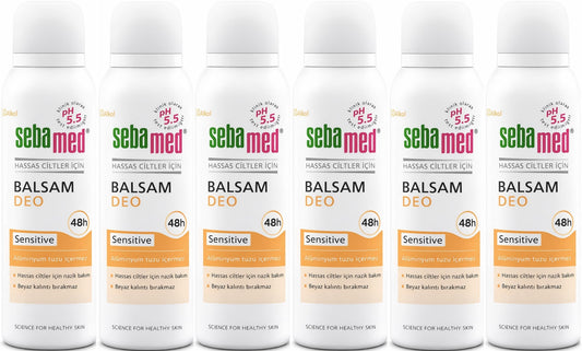 Sebamed Deodorant Aerosol 150 ML Balsam - Sensitive/Hassas (6 Lı Set)