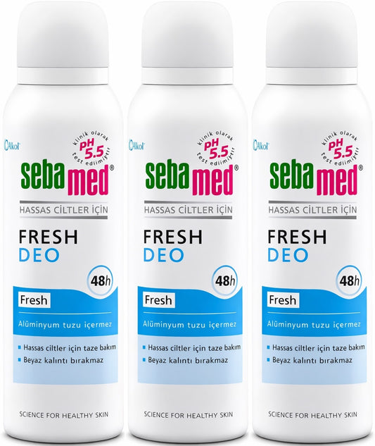 Sebamed Deodorant Aerosol 150 ML Fresh (3 Lü Set)