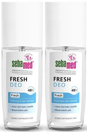 Sebamed Deodorant Sprey 75 ML Fresh (2 Li Set)