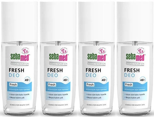 Sebamed Deodorant Sprey 75 ML Fresh (4 Lü Set)