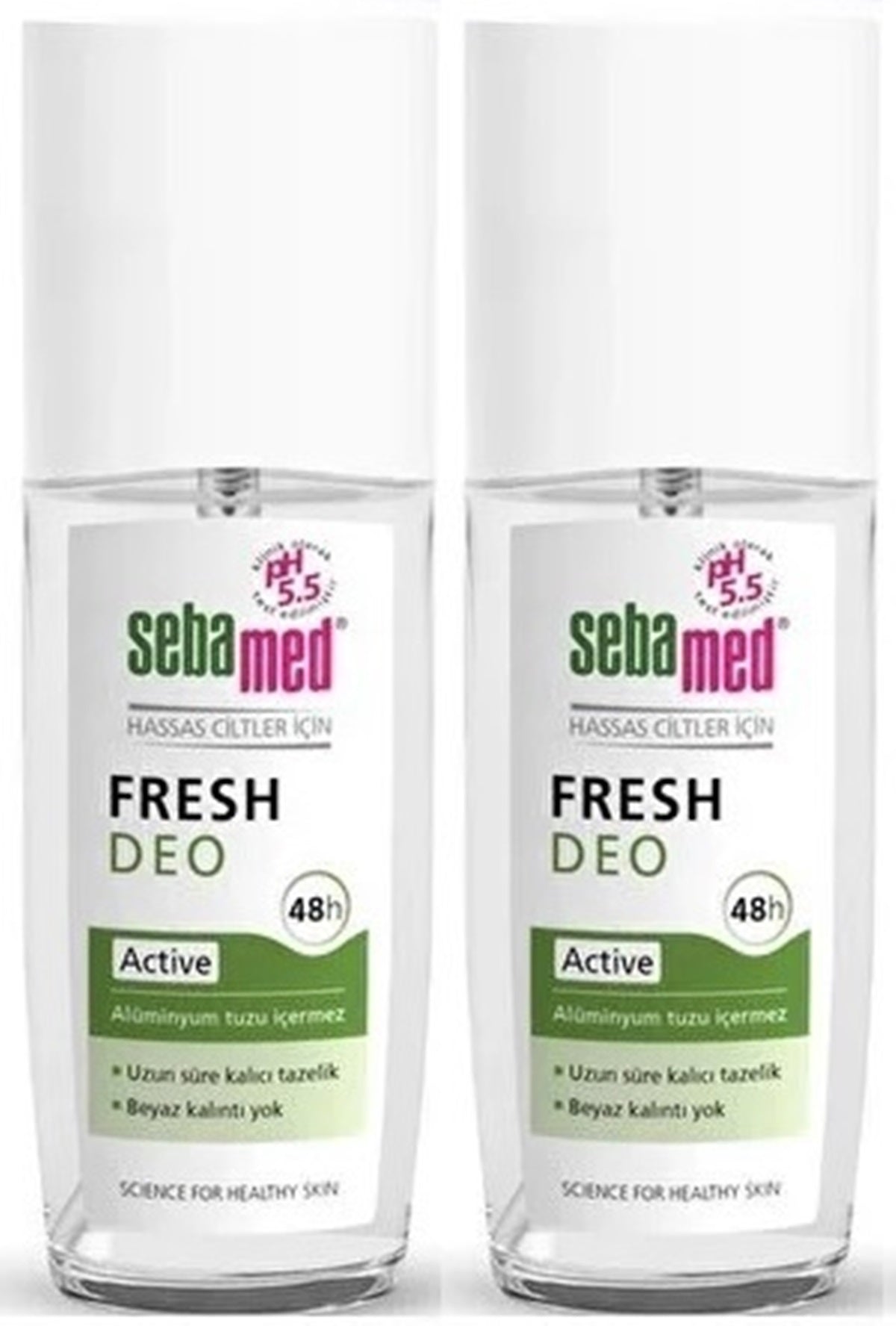 Sebamed Deodorant Sprey 75 ML Fresh Active (2 Li Set)