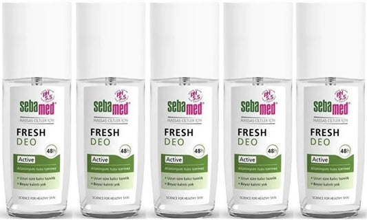 Sebamed Deodorant Sprey 75 ML Fresh Active (5 Li Set)