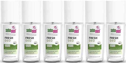 Sebamed Deodorant Sprey 75 ML Fresh Active (6 Lı Set)