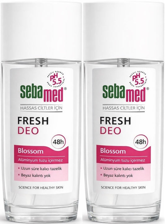 Sebamed Deodorant Sprey 75 ML Fresh Blossom (2 Li Set)
