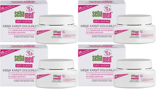 Sebamed Kırışık Karşıtı Dolgunlaştırıcı Antı-Ageıng Krem 50ML (4 Lü Set)