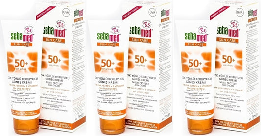 Sebamed Sun Care Çok Yönlü Koruyucu Güneş Kremi 75ML SPF 50+ Faktör (3 Lü Set)