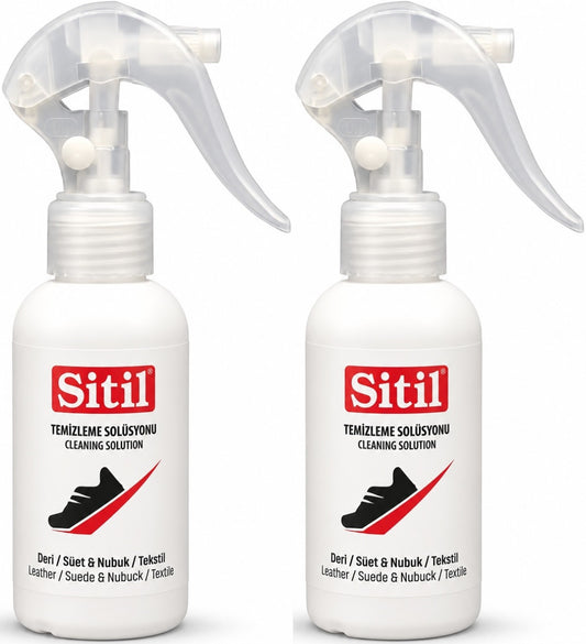 Sitil Ayakkabı Temizleme Solüsyonu 100 ML (Sneaket - Deri - Süet - Nubuk - Kumaş) (2 Li Set)