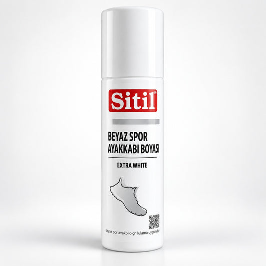 Sitil Beyaz Sneaker Beyaz Spor Ayakkabı Boyası Likit (Yenileyici) 75 ML