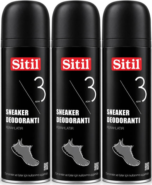 Sitil Sneaker Ayakkabı Deodorantı 150 ML (3 Lü Set)