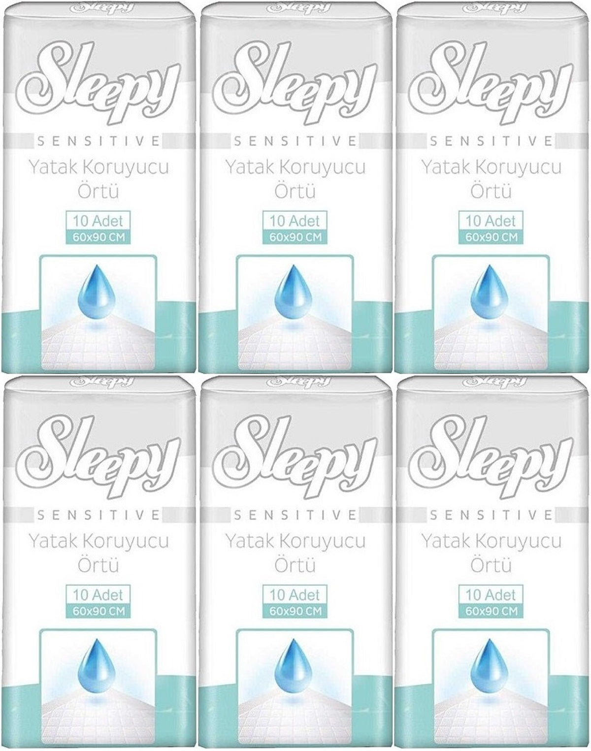 Sleepy Yetişkin Yatak Koruyucu 60*90CM 60 Adet (6PK*10)