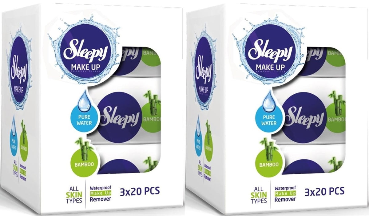 Sleepy Yüz Temizleme Havlusu Bamboo Make Up 120 Yaprak (6PK*20)