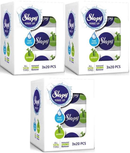 Sleepy Yüz Temizleme Havlusu Bamboo Make Up 180 Yaprak (9PK*20)