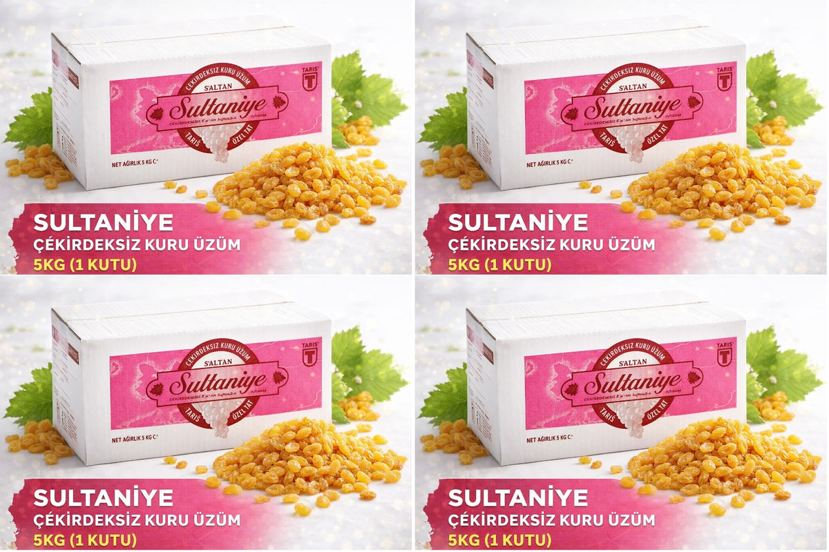Tariş Sultaniye Çekirdeksiz Kuru Üzüm 20KG (4PK*5KG)