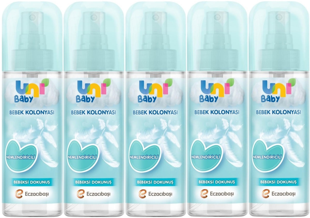 Uni Baby Bebek Kolonyası 150ML Nemlendiricili/Bebeksi Dokunuş (5 Li Set)
