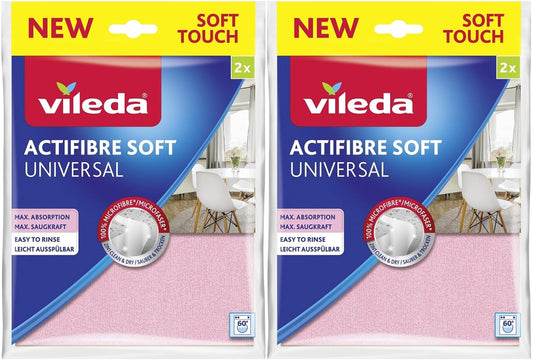 Vileda Actifibre Soft Universal New Soft Touch (Paket içi 2 Li) (2 Li Set)