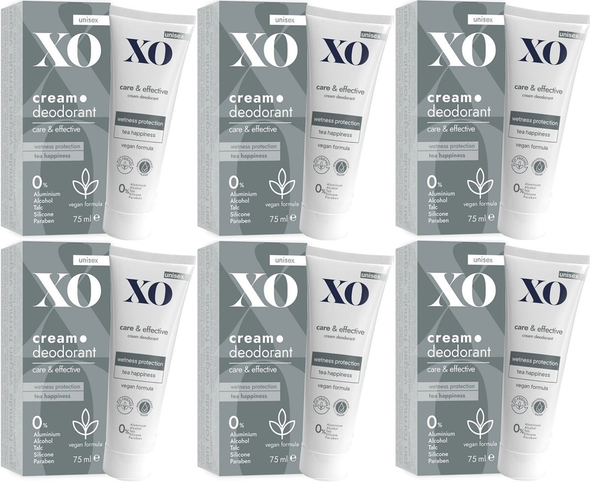 XO Krem Deodorant 75ML Unisex Care & Effective Parfümlü (6 Lı Set)
