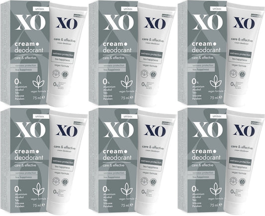 XO Krem Deodorant 75ML Unisex Care & Effective Parfümlü (6 Lı Set)